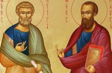 Молитвы апостолам Петру и Павлу при открытии работ